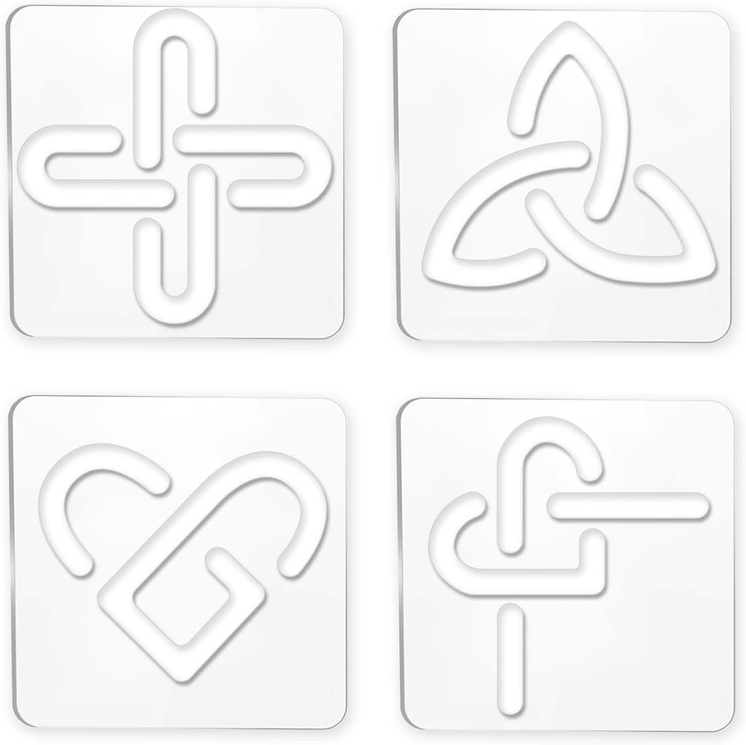 4Pcs Quilting Template Knots Corner Acrylic Quilting Ruler Template ...