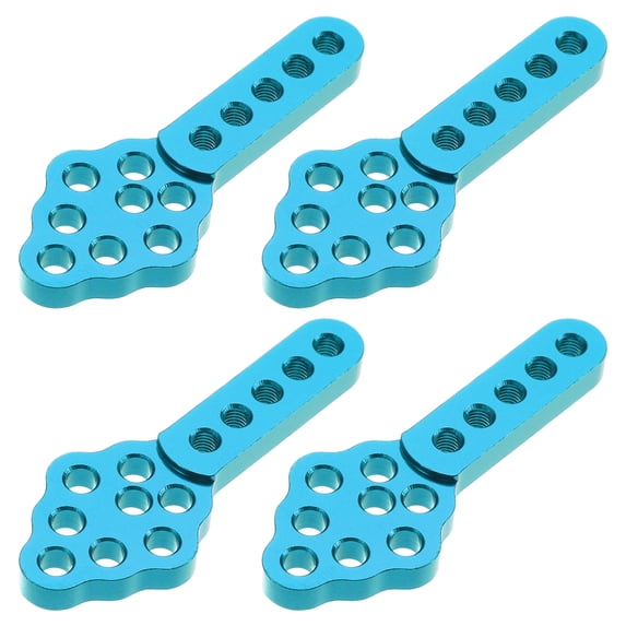 4Pcs RC Car Shock Absorber Mount Metal Adjust Height Angle Stand for 1/10 Cars SCX10 90046 D90 D110, Blue