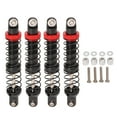 4Pcs RC Shocks Absorber Aluminium Alloy Adjustable Dual Section Dual Spring RC Car Damper for 1/