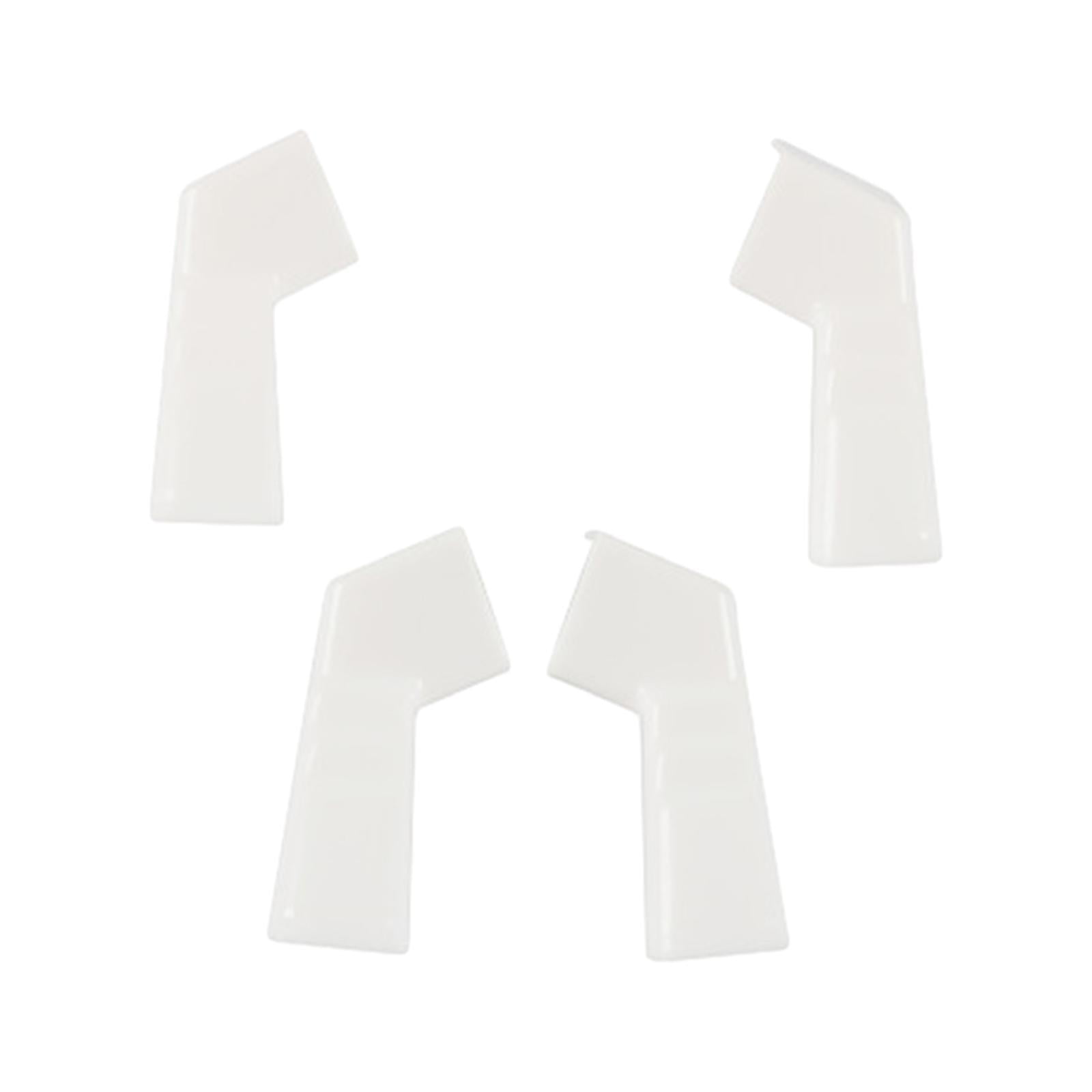 4Pcs RV Extended Rain Gutter RV Gutter Nozzles RV Gutter Downspout Extension RV Gutter Extenders