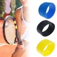 thumbnail image 1 of 4Pcs Racket Fixed Rings Ergonomic Cozy Touch Stretch 2.5cm Dia Colorful Fixing Ring Anti-slip Tennis Racket Grip Band Silicone Sealing Rings for Badminton Racket, 1 of 8