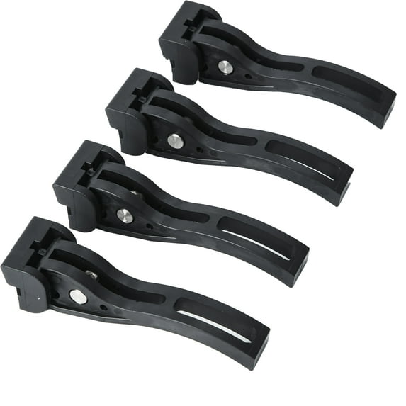 4Pcs Rear Clamp Universal Replacement Parts for Hard Folding / Soft Folding Truck Bed Tonneau Cover Auto Accessories
