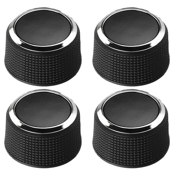 4Pcs Rear Control Knobs Audio Radio Compatible for Escalade Enclave Tahoe Chevrolet GMC 2291-2547