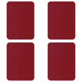 thumbnail image 1 of 4Pcs Red Decorative Canvas Repair Patch, 4.3 X6.3" Self-Adhesive Linen Fabric Mending Stickers, Multifunctional Fabric Patches for Home & Daily Supplies, 1 of 4