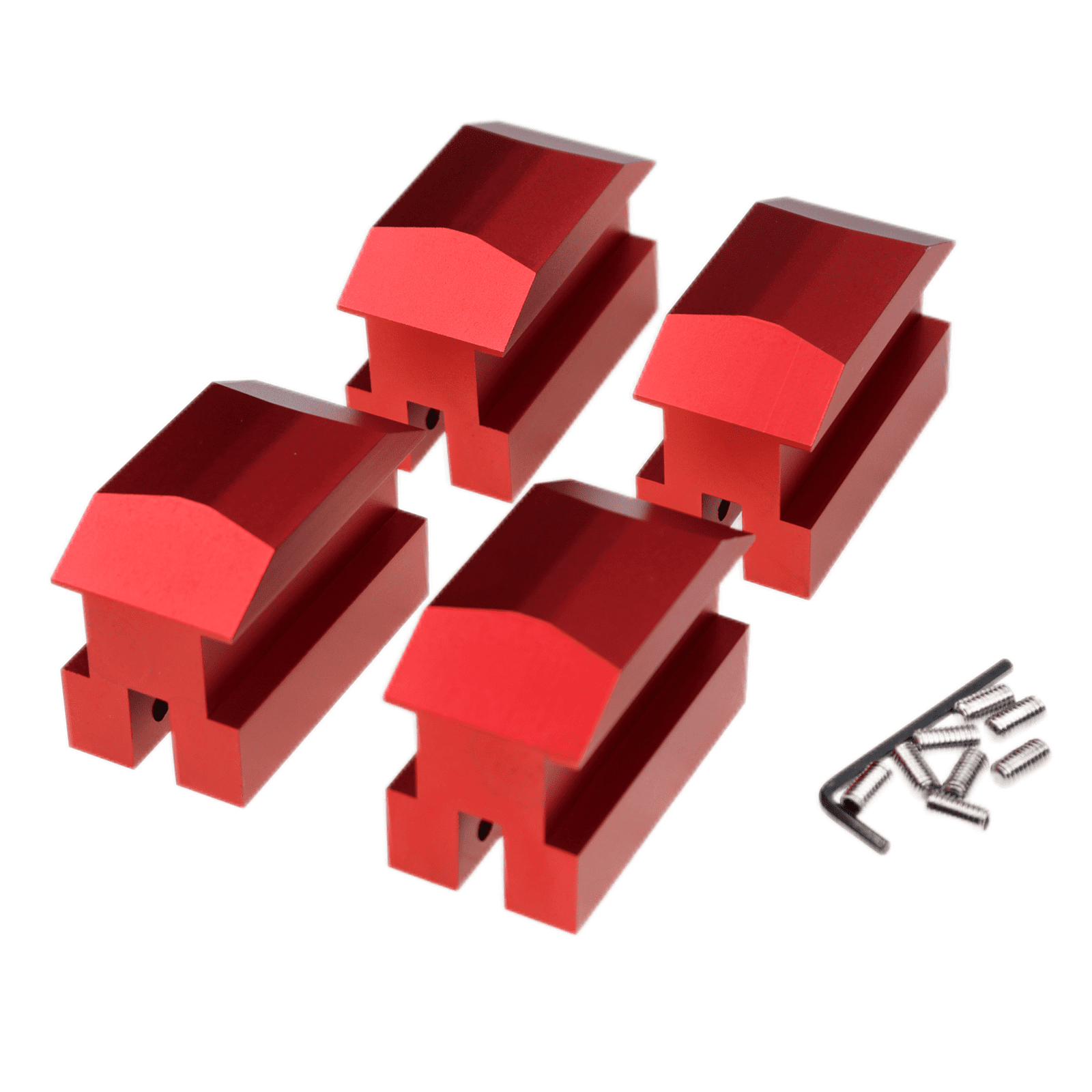 MSCRP 4 Punti Di Sollevamento In Alluminio Per Jack – Per Chevrolet Camaro 6a Gen (2016-2018) Rosso