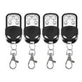 thumbnail image 1 of 4Pcs Remote Control Key Fobs One-click Theft Against 4 Buttons Simple Pairing 433MHz for Car Garage Door Gate Skylight, 1 of 8