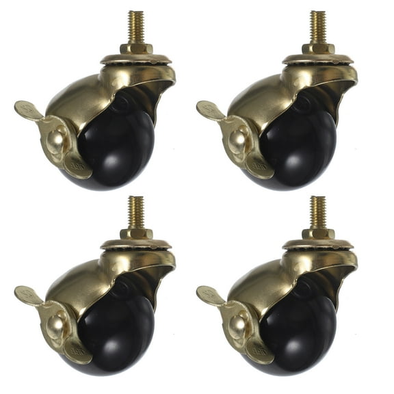 4Pcs Replaceable Casters Multi-function Office Chair Casters Household Furniture Leg Wheels