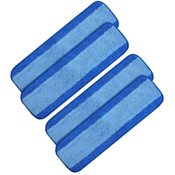 4Pcs Replacement Microfiber Cleaning Pads for Bona Mop 18 Inch Reusable Tools TAPDRA Spare Part