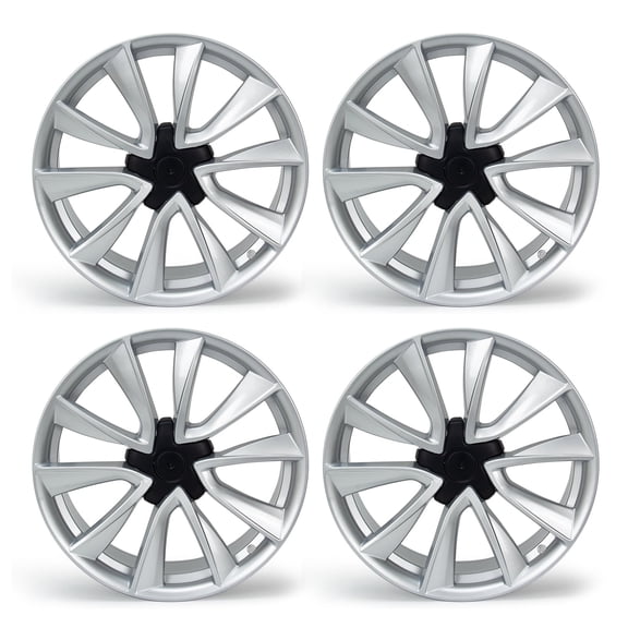 4Pcs Replacement Wheel 19" x 8.5" Silver Wheel Rim 95132 For Model 3 2017-2021