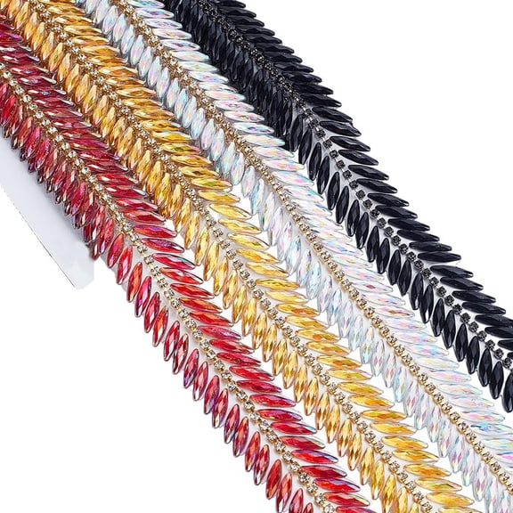 4Pcs Resin Chains Horse Eye Unwelded Colorful 25mm DIY