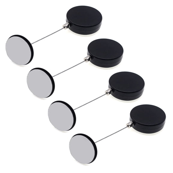 4Pcs Retractable Cable for Key 100cm Long Retractable Cable Lock Anti-Theft Pull Box for Remote Controls Game Devices