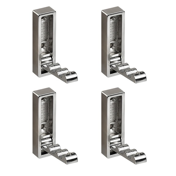 4Pcs Retractable Wall hook for Bathroom Foldable & Space Saving Wall Hook Upgrades for Hanging Clothes & Accessories