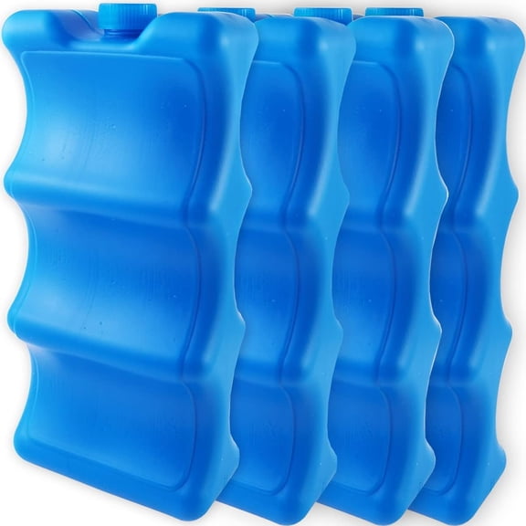 4Pcs Reusable Ice Packs for Breastmilk Storage Cooler Backpacks Long-Lasting Bottle Cooling
