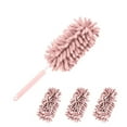 thumbnail image 1 of 4Pcs Reusable Microfiber dusters Refills Microfiber Duster for Cleaning extendable Pole Duster Washable Damp Duster Bendable Dry Dusters with Extension Handle Pole Supplies, 1 of 6