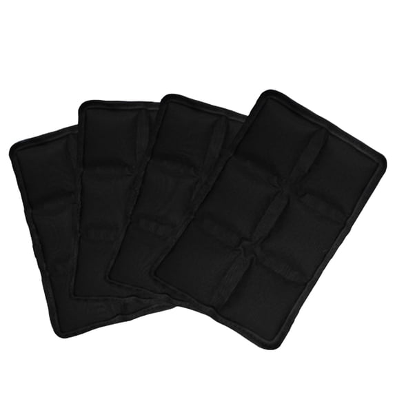 4Pcs Reusable Ultra‑Thin Ice Packs for Lunch Boxes & Cooler, Leakproof Foldable Cooling Packs, Space‑Saving Cold Packs for Food Storage, Picnic