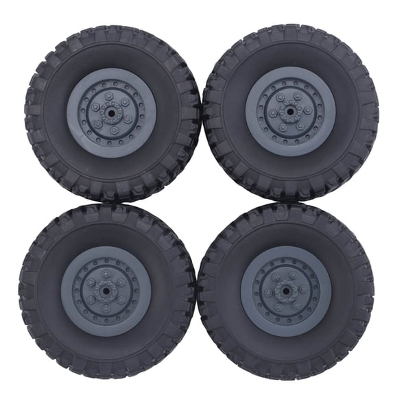 4Pcs Rim Tire Tyre for RC 1/16 Climbing Crawler Car B-1/B-24/C-14/C-24/B-16 Truck Model Spare Parts Accessories,