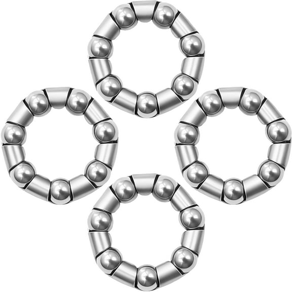 4Pcs Road Bike Headset Caged Ball Bearing Frame Front Fork Rear Retainers Race Cycling Headset Bearing Easy to Use