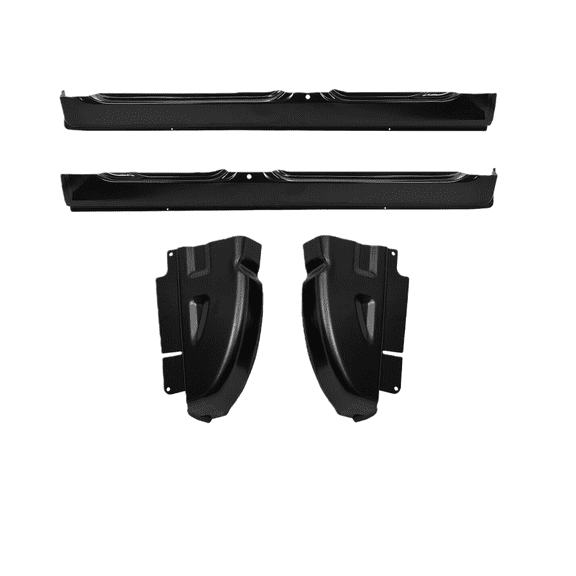 4Pcs Rocker Panels & Cab Corners For Dodge Ram 1500 2500 3500 Quad Cab 2002-2008