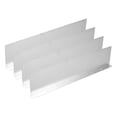 thumbnail image 1 of Raindrops 4Pcs Rain Roof Diverter Metal Gutter Splashing Guards for Roof Protection, 1 of 8