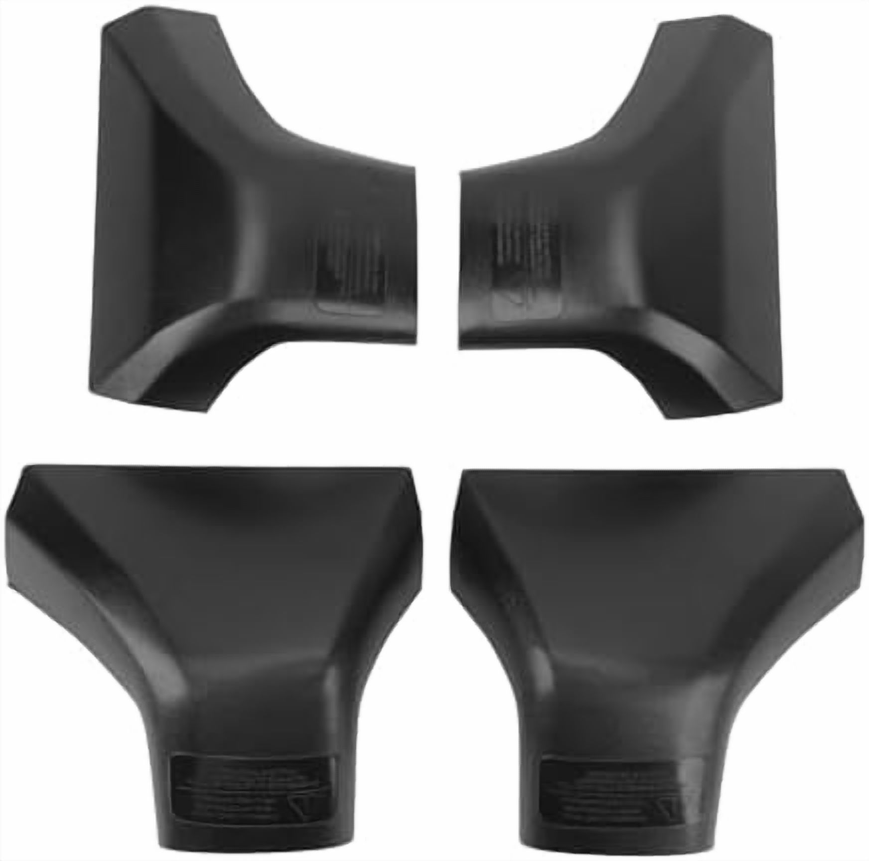 Universal Roof Rack End Caps 4Pcs Roof Rack Cross Bar Cover Sturdy Cross Bar Plastic Cover Roof Rack ...