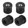 thumbnail image 1 of 4Pcs Round Black Tube Inserts with M6 Thread , for 16mm/0.62" OD Round Tube, 1 of 6