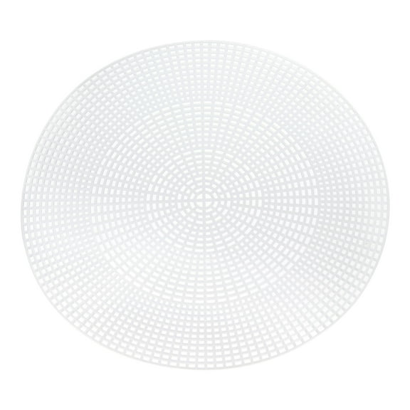 4Pcs Round Plastic Canvas Mesh Sheets 28cm / 11.02inch Circle Mesh Mat for Embroidery Knit Crochet Needlework
