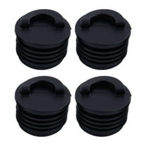 4Pcs Rubber Kayak Marine Boat Scupper Stopper Drain Holes Plugs Rafting Black Scupper Stopper Bung Drain Holes Plugs L/S Parts