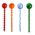 thumbnail image 1 of 4Pcs Screw Thread Glass Teaspoons Heat Resistant Glass Stirrers & Spoons for Espresso Coffee Tea Ice Cream Dessert, 1 of 5