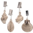 thumbnail image 1 of 4Pcs Sea Shell Tablecloth Weights for Outdoor Decor, 1 of 6