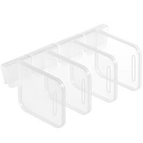 4Pcs Seasoning Divider Fridge Clip-On Partition Beverage Refrigerators Food Board Adjustable Shelf Sorting Bookend Side Door