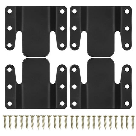 4Pcs Sectional Couch Connectors, Universal Sectional Sofa Interlocking, Easy To Install Couch Clips For Sectionals Sturdy Furniture Connectors Sofa Connector Bracket With Screw