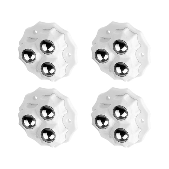 4Pcs Self Adhesive Casters Wheel Appliance Roller Slider Furniture Casters Wheel