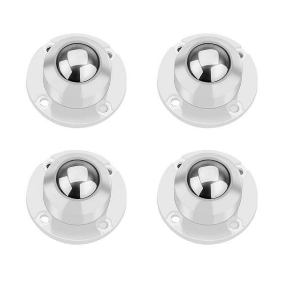 4Pcs Self-Adhesive Swivel Casters, Universal 360 Rotation Mini Wheels for Furniture, Storage Boxes, Laundry Hampers - Easy Glide Movement
