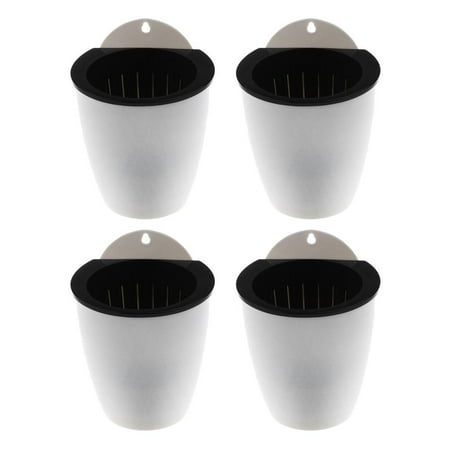 4Pcs Self Watering Planter - Hanging Planter Pot Plants, Aloe, s, African Violets, Succulents - S
