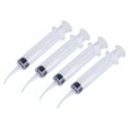 thumbnail image 1 of 4Pcs/Set 12ml Disposable Transparent Dental Irrigation Syringe With Curved Tip, 1 of 6