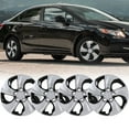 thumbnail image 1 of 4Pcs Set 15" Hubcap Wheel Rim Cover Compatible with 2013-2015 Honda Civic Sedan,2013 Honda Civic Coupe,Compatible with Steel Wheels,Bolt on Installation,Silver Lacquer & Black Lacquer, 1 of 7