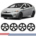 thumbnail image 1 of 4Pcs/Set 15" Hubcaps Wheel Rims Cover Fit for 2010-2015 Toyota Prius Compatible with Alloy Wheels Snap on Installation ABS+PC Material(15-inch,Black Lacquer), 1 of 8