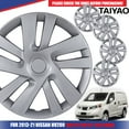 thumbnail image 1 of 4Pcs/Set 15" Hubcaps Wheel Rims Cover for 2013-2021 Nissan NV200 Compatible With Steel Wheels Snap on Installation PP Material,Lacquer, 1 of 9