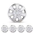thumbnail image 1 of 4Pcs Set 15" Universal Hubcaps,Wheel Rim Cover Replacement,Snap on Car Truck SUV,ABS&PC Material,Chrome, 1 of 7