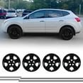 thumbnail image 1 of 4 Pack 16" Hubcaps Wheel Rims Cover for 2008-2015 Nissan Rogue/Rogue Select Compatible with Steel Wheels Snap on Installation PP,Black Lacquer, 1 of 8