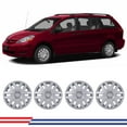 thumbnail image 1 of 4Pcs/Set 16 inch Steel Wheel Hubcaps Fit for 2004-2010 Toyota Sienna,Wheel Rim Cover,Snap-On Installation,PP,Lacquer, 1 of 10