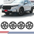 thumbnail image 1 of (4Pcs/Set)17" Hubcaps Steel Wheel Rims Cover Fit for 2023-2025 HONDA CR-V LX model PP Material Snap On Installation(17-Inch, Matte Black), 1 of 4