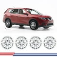 thumbnail image 1 of 4Pcs/Set 17" Hubcaps Wheel Rims Cover for 2014-2020 Nissan Rogue Compatible with Steel Wheels Snap on Installation ABS+PC Material(17-inch,Chrome), 1 of 8