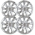 thumbnail image 1 of 4pcs/Set 17" Wheel Rims Cover Hubcaps Snap on Car Truck SUV Set of 4 ABS Material Fit R17 Tire & Steel Rim(17-inch,Chrome), 1 of 12