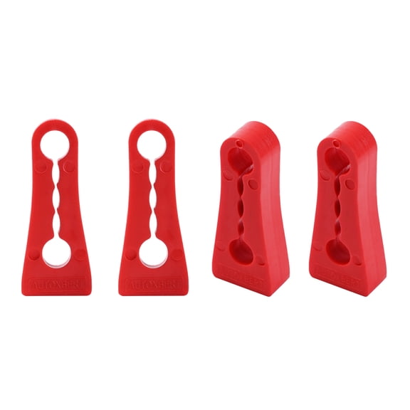 4Pcs/Set Car Door Rattling Screaks Soundproof Seal Car Door Lock Sound Deadener Buffer Auto Accessory