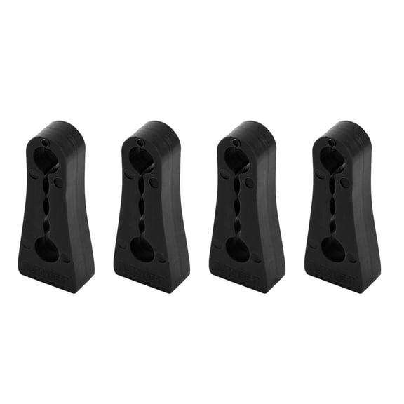 4Pcs/Set Car Door Rattling Screaks Soundproof Seal Car Door Lock Sound Deadener Buffer Auto Accessory