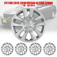 thumbnail image 1 of 4Pcs/Set Cover Hubcaps,16 inch Vehicle Hubcaps Wheel Rims Cover for 2013-2018 Nissan Altima Sedan -PP Material（16-inch,Lacquer), 1 of 8
