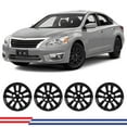 thumbnail image 1 of 16" Set of 4 Hubcaps Wheel Rims Cover Fit for 2013-2018 Nissan Altima Sedan Compatible with Steel Wheels Snap on Installation(16-inch,Black Lacquer), 1 of 7