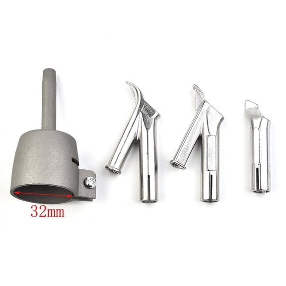 4Pcs/Set For Vinyl Pvc Plastic Hot Air 5Mm Welding Tip High Speed Welding Nozzle Welding Gu-N 32Mm