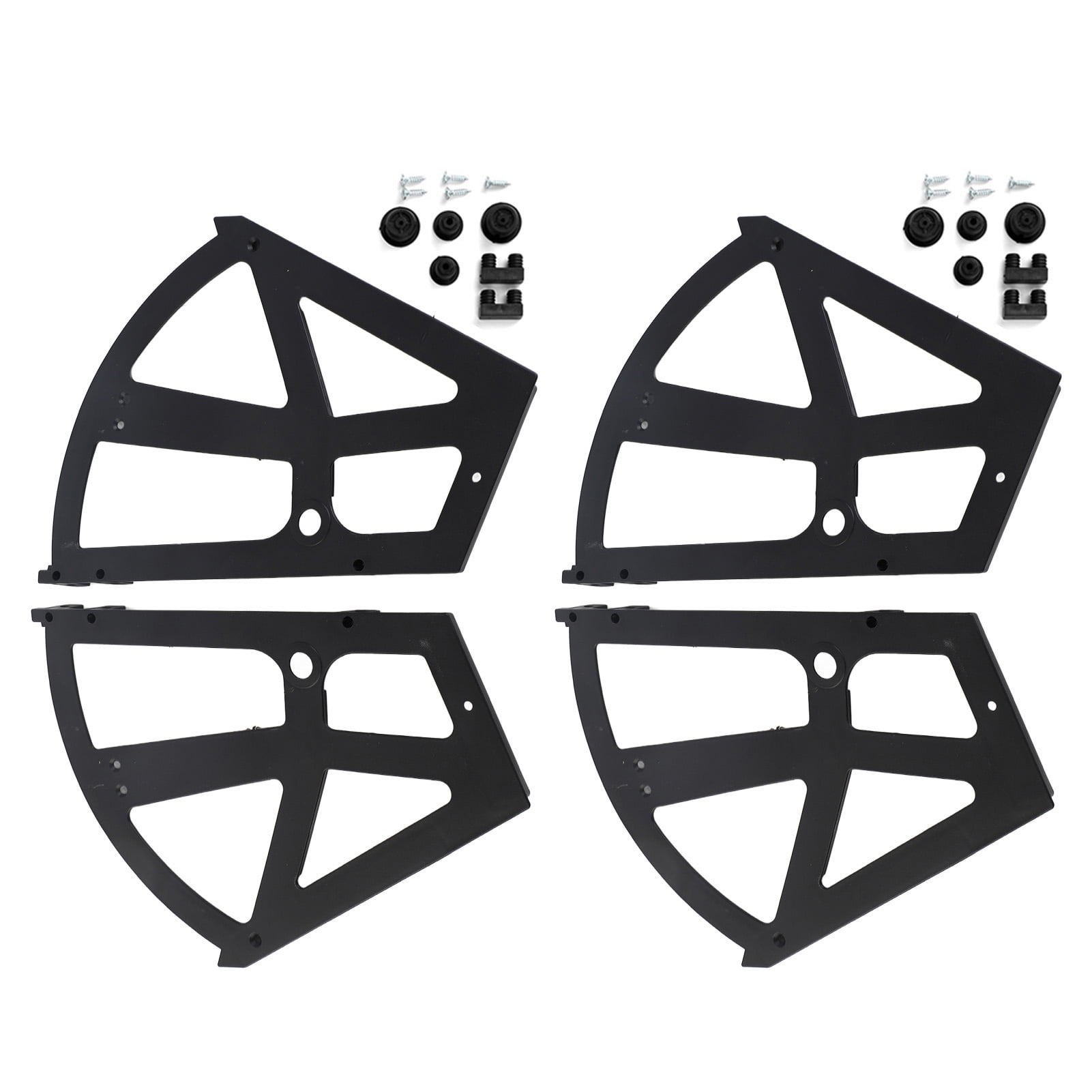 4Pcs/Set Home Furniture Shoes Drawer Cabinet Hinge Flip Plate Frame ...